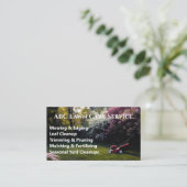 Carte De Visite Service Premium Lawnpro (Debout devant)