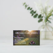 Carte De Visite Service Premium Lawnpro (Debout devant)