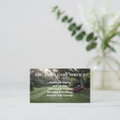 Carte De Visite Service Premium Lawnpro (Debout devant)