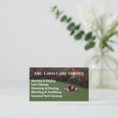 Carte De Visite Service Premium Lawnpro (Debout devant)