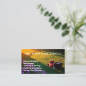 Carte De Visite Service Premium Lawnpro (Debout devant)