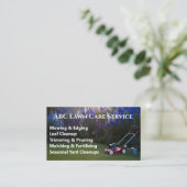 Carte De Visite Service Premium Lawnpro (Debout devant)
