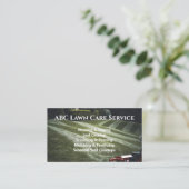 Carte De Visite Service Premium Lawnpro (Debout devant)