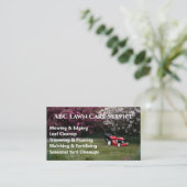 Carte De Visite Service Premium Lawnpro (Debout devant)