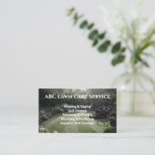 Carte De Visite Service Premium Lawnpro (Debout devant)
