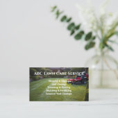 Carte De Visite Service Premium Lawnpro (Debout devant)