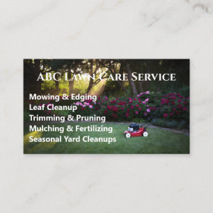 Carte De Visite Service Premium Lawnpro