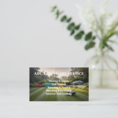 Carte De Visite Service Premium Lawnpro (Debout devant)
