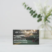 Carte De Visite Service Premium Lawnpro (Debout devant)