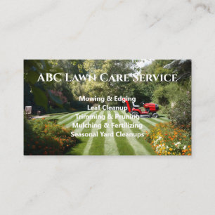 Carte De Visite Service Premium Lawnpro