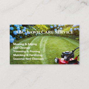 Carte De Visite Service Premium Lawnpro