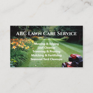 Carte De Visite Service Premium Lawnpro
