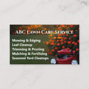 Carte De Visite Service Premium Lawnpro