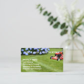 Carte De Visite Service Premium Lawnpro (Debout devant)