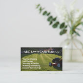 Carte De Visite Service Premium Lawnpro (Debout devant)