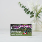 Carte De Visite Service Premium Lawnpro (Debout devant)