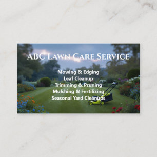Carte De Visite Service Premium Lawnpro