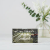 Carte De Visite Service Premium Lawnpro (Debout devant)