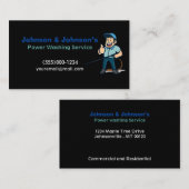 Carte De Visite Service professionnel de lavage de pression voitur (Devant / Derrière)