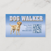 Carte De Visite Service professionnel de marchette pour chien assi (Devant)