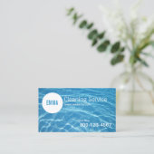 Carte De Visite Service professionnel de nettoyage de Chambre (Debout devant)