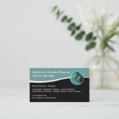 Carte De Visite Service professionnel de nettoyage de fenêtres (Debout devant)