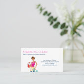 Carte De Visite Service professionnel de nettoyage de maisons dome (Debout devant)