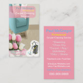 Carte De Visite Service professionnel de nettoyage de tapis (Devant / Derrière)