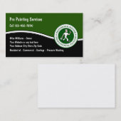 Carte De Visite Service professionnel de peintre (Devant / Derrière)