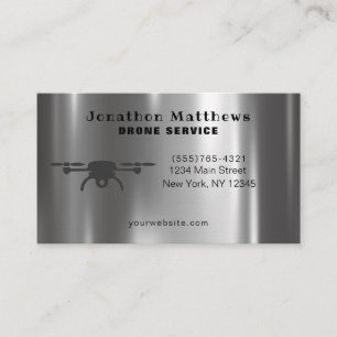 Carte De Visite Service professionnel de photographie de drone aér