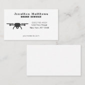 Carte De Visite Service professionnel de photographie de drone aér (Devant / Derrière)
