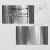 Carte De Visite Service professionnel de photographie de drone aér (Devant / Derrière)