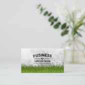 Carte De Visite Service professionnel d'entretien de pelouse et d' (Debout devant)