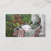 Carte De Visite Service se reposant d'animal familier fait sur (Dos)