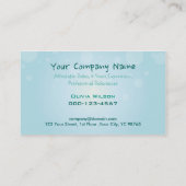 Carte De Visite Service se reposant de mélange d'animal familier (Dos)