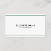 Carte De Visite Service unique de tondeuse blanche blanche verte e (Dos)