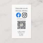 Carte De Visite Service voiturier de vente de moteur de lavage de  (Dos)