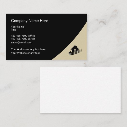 Carte De Visite Services à domicile modernes (Devant / Derrière)