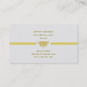 Carte De Visite Services administratifs, bureau de DAS, logo de (Dos)