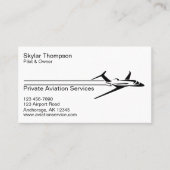 Carte De Visite Services aériens privés (Devant)