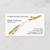 Carte De Visite Services aériens privés (Devant)