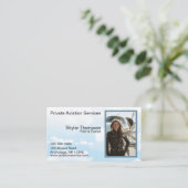 Carte De Visite Services aériens privés (Debout devant)