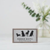 Carte De Visite Services animaux | Formation des chiens | Cadre en (Debout devant)