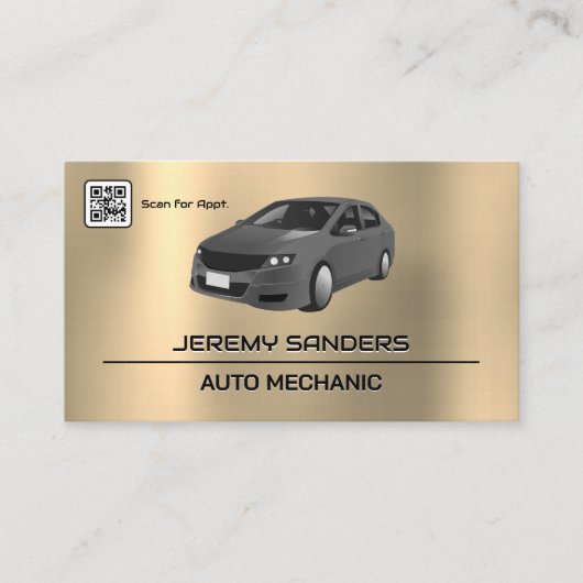 Carte De Visite Services Auto | Véhicule économique (Devant)