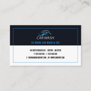 Carte De Visite Services automatiques de lavage de voiture Profe