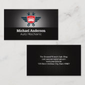 Carte De Visite Services automobiles | Clés | Mécanicien (Devant / Derrière)