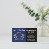 Carte De Visite Services automobiles de course automobile (Debout devant)