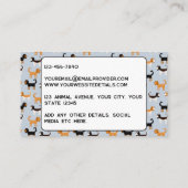 Carte De Visite Services aux animaux de compagnie Cavalier King Ch (Dos)