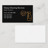 Carte De Visite Services chics de nettoyage (Devant / Derrière)