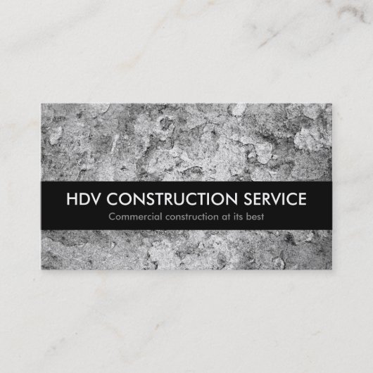 Carte De Visite Services commerciaux de construction (Devant)